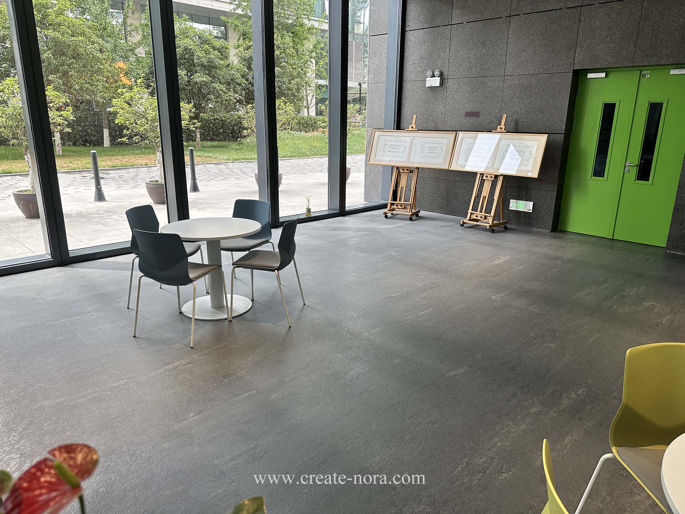 the photo of nora rubber flooring in Huicheng International Tower 4